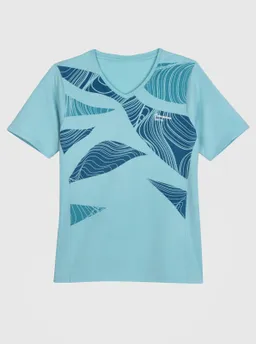 Catamaran Sports Sportshirt aquamarin-gemustert – Produktbild 1 von 1