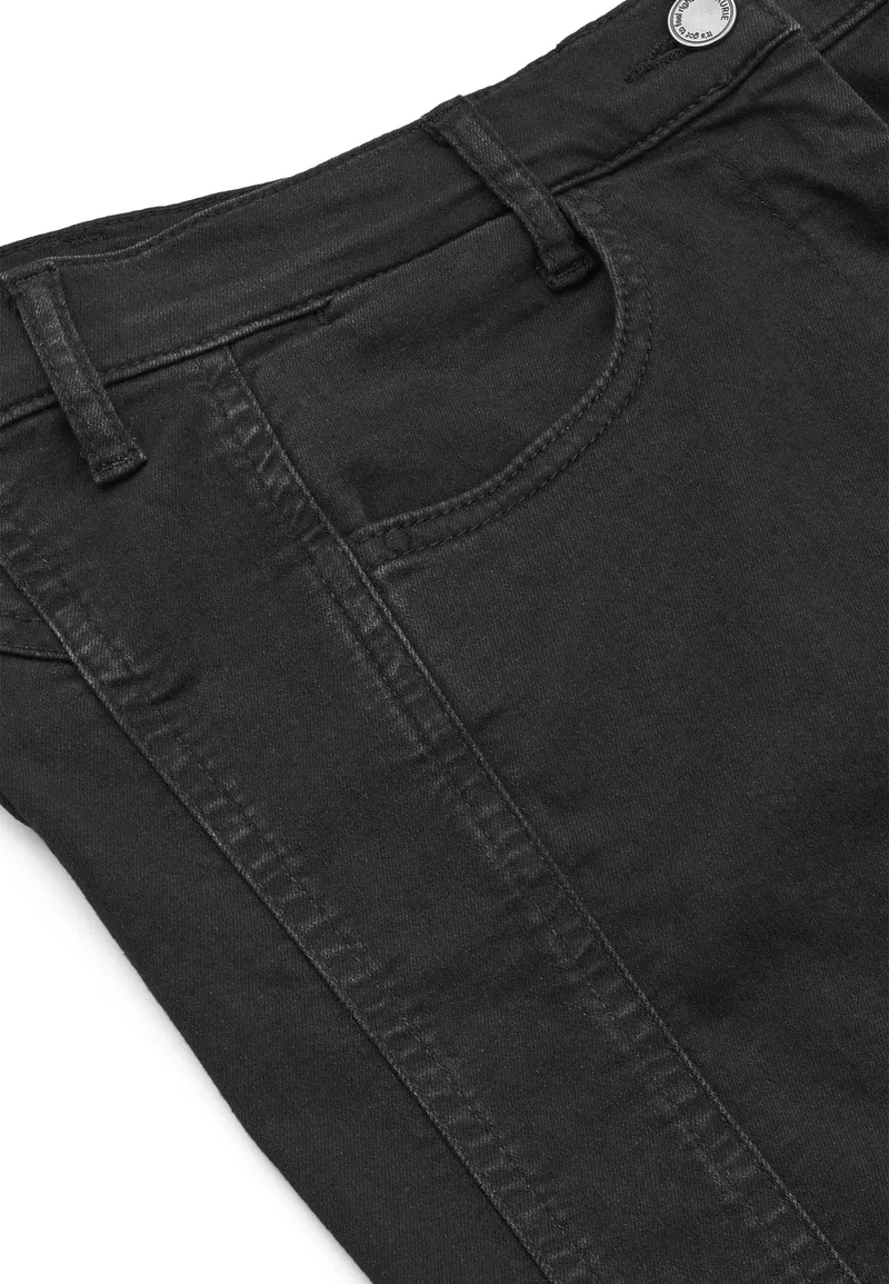 LAURIE LAURIE Damen vegan Hose Serene 5-Pocket Slim Sl Schwarz, Schwarz, – Produktbild 2 von 2