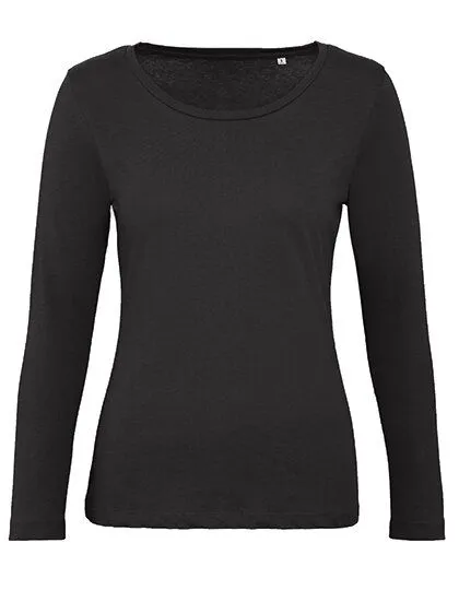 B&C Collection B&C Collection Inspire Langarm T-Shirt Damen, Schwarz, – Produktbild 2 von 3