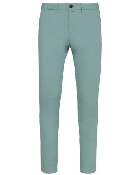 Greenspired Greenspired Umweltfreundliche Herren Chinohose Slimfit 235 g/m², Jadegrün, – Produktbild 1 von 2