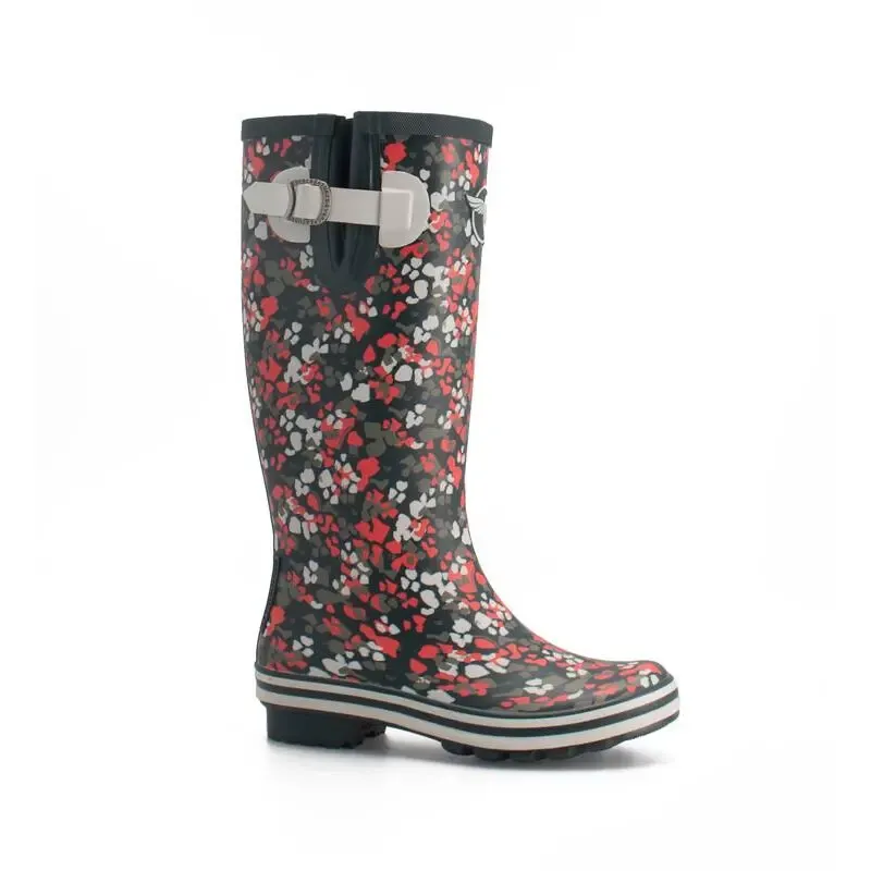 Rouchette Regenstiefel Damen Rouchette Memories, Gris, – Produktbild 1 von 2