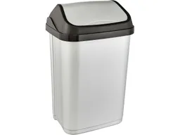 Keeeper keeeper Abfalleimer "Swantje" mit Schwingdeckel, 25 l, silber – Produktbild 1 von 1