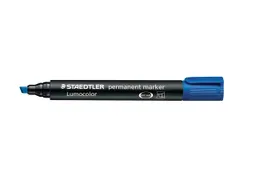 Staedtler Staedtler Permanentmarker 'Lumocolor 350' blau mit Keilspitze – Produktbild 1 von 1