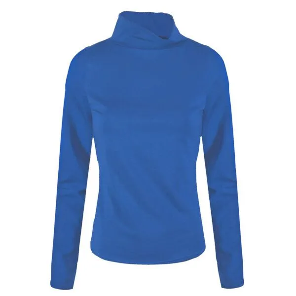 Frija Omina Frija Omina Bio-Rollkragen-Shirt Rolli, Kornblume (blau), – Produktbild 1 von 2