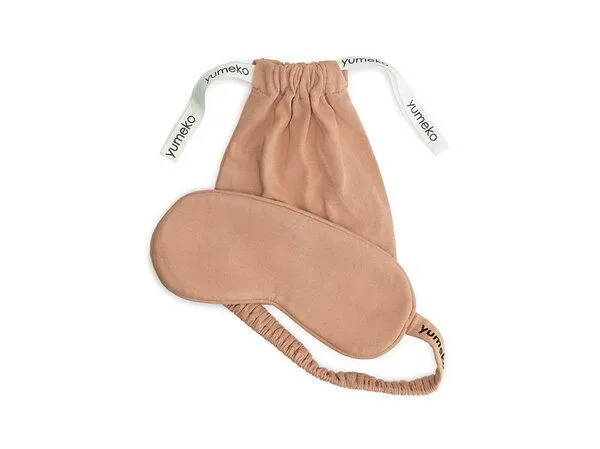Yumeko Schlafmaske Jersey Yumeko aus Bio-Baumwolle, Perfect peach, – Produktbild 1 von 1