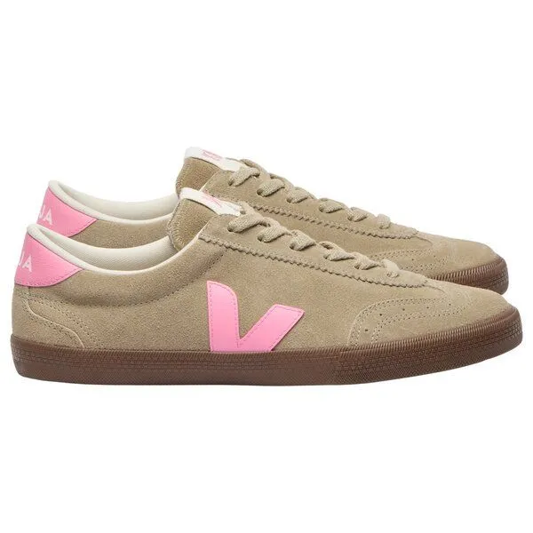 Veja Veja Damen-Sneaker Volley Suede Taupe Malibu Bark – Produktbild 3 von 8