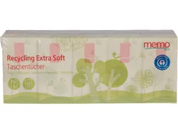 Memo memo 15x10 Taschentücher Recycling extra soft, 4-lagig – Produktbild 1 von 1