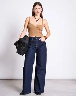 JAN N JUNE JAN N JUNE Top SANAH aus der Handle with care Kollektion mit rauwn – Produktbild 1 von 1
