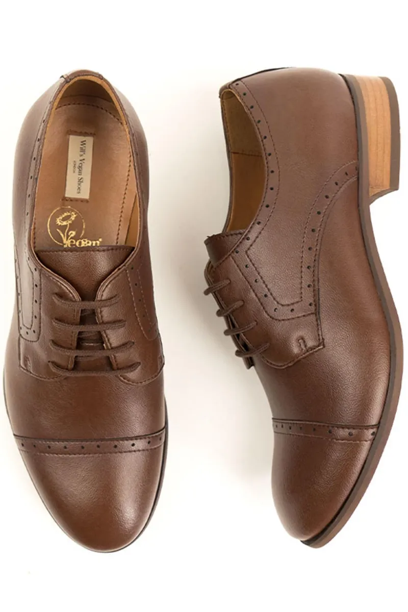 Will's Vegan Store Will's Vegan Store Herren vegan Derby's City Dunkelbraun, Braun, – Produktbild 1 von 2