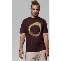 watapparel watapparel T-Shirt Unisex Kreis, Red brown, – Produktbild 1 von 1