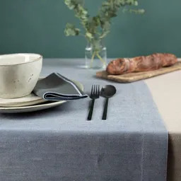 nahtur-design nahtur-design Tischläufer aus 100% BioLeinen | Leinendenim – Produktbild 1 von 1