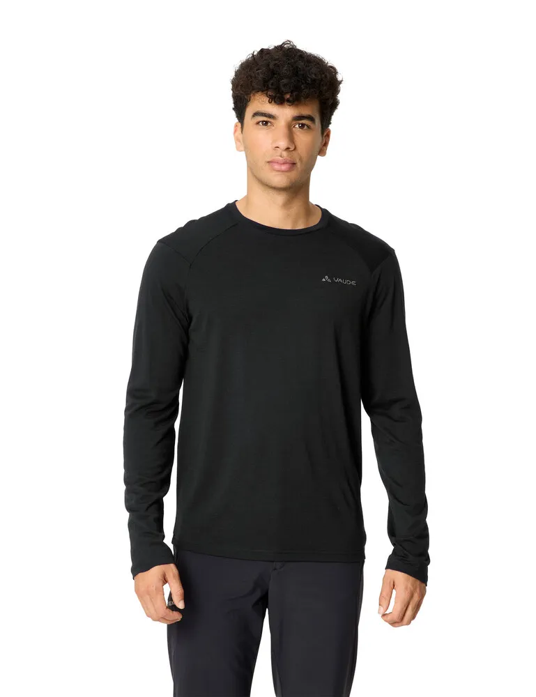 Vaude Vaude Merinowoll-Longsleeve Modell: Essential, Black, – Produktbild 1 von 1
