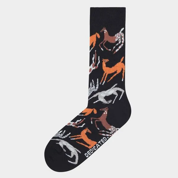 Dedicated DEDICATED Sigtuna Socken Mustang Party - Black – Produktbild 1 von 1