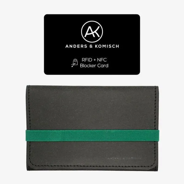 ANDERS & KOMISCH ANDERS & KOMISCH Mittelgroßes Portemonnaie mit RFID Schutz - KOMPAKT, Grün, – Produktbild 2 von 6