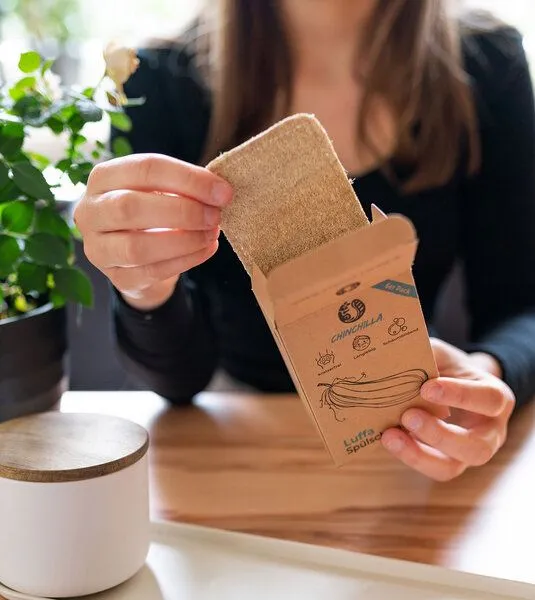 Chinchilla Chinchilla Luffa Spülschwämme im 7er-Pack, 100% plastikfrei & kompostierbar – Produktbild 4 von 4