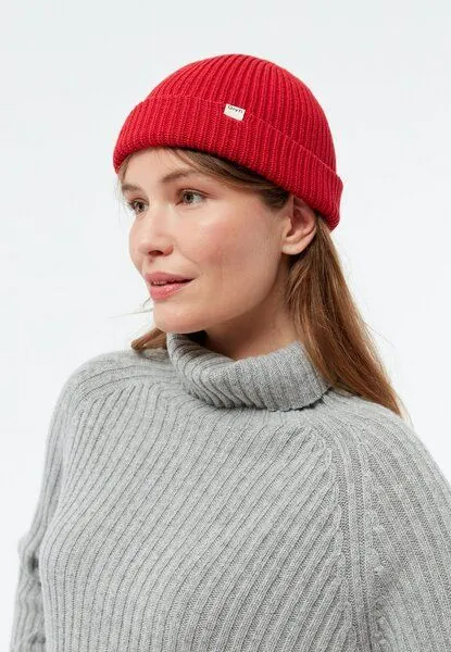 Givn Berlin Givn Berlin Beanie GBCHRISTOF aus Bio-Baumwolle, Crimson, – Produktbild 3 von 4