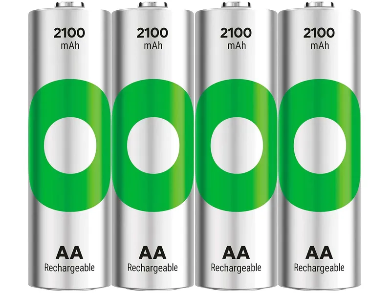 GP Battery 4er-Pack GP Battery Ready-to-use Akku "ReCyko" Mignon AA, 1,2 V, 2.100 mAh – Produktbild 1 von 1