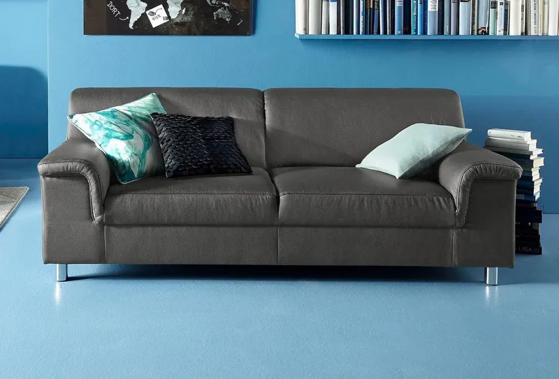 Home affaire 2,5-Sitzer Jamie zeitlos elegant, klares Design, komfortabel, Grau, – Produktbild 2 von 5