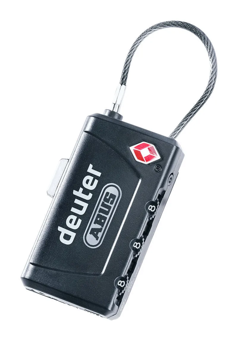 Deuter Deuter TSA Pad Lock Zahlenbügelschloss Black, Black, – Produktbild 1 von 2