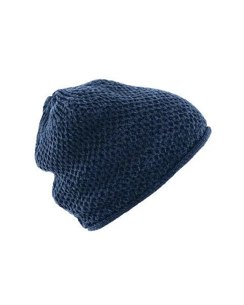 HempAge HempAge Damen / Herren Strickmütze Hanf/Bio-Baumwolle, Navy, – Produktbild 2 von 3