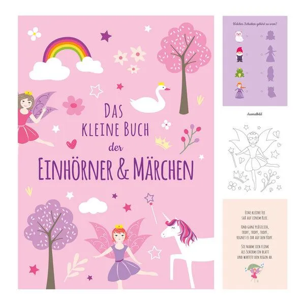 Ideenverlag Hamburg Ideenverlag Hamburg 10 Einhorn & Märchen Mitmachbücher im Taschenformat | Nachhaltige Beschäftigungshefte für Kinder von 5–8 Jahren – ideal als Mitgebsel & Geschenk – Produktbild 1 von 3