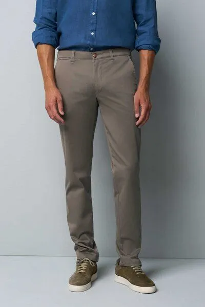 M 5 BY MEYER M 5 BY MEYER Ultraleichte Sommer Baumwollchino, Braun (taupe), – Produktbild 2 von 4