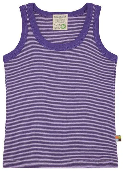 loud + proud loud + proud Babys & Kinder Doppelpack Unterhemden aus Feinripp, GOTS-zertifiziert, Violet(lila), – Produktbild 2 von 4