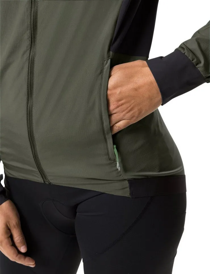 Vaude Vaude Fahrradjacke besonders geringes Gewicht, kleines Packmaß, winddicht, atmungsaktiv, Grün, – Produktbild 3 von 5