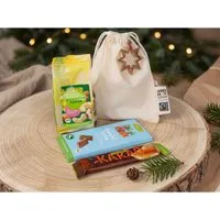 Bio-Geschenkset "Für Genießer" 4-tlg., mit Schokolade, Studentenfutter und Fruchtschnitte – Produktbild 1 von 1
