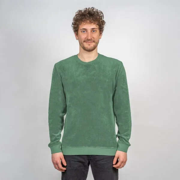 LANGBRETT LANGBRETT Frottee Sweater Männer, Mint (grün), – Produktbild 1 von 4