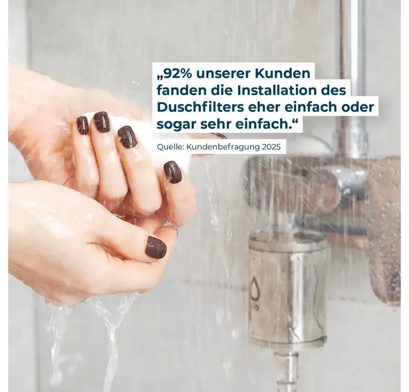 Alb Filter Alb Filter Wasserfilter Shungit Duschfilter, Shungit, Wellness, Silberfarben, – Produktbild 2 von 5