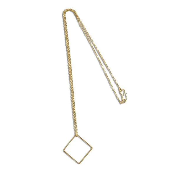 ting goods ting goods Halskette Single Shape aus Messing oder Silber – Produktbild 5 von 8