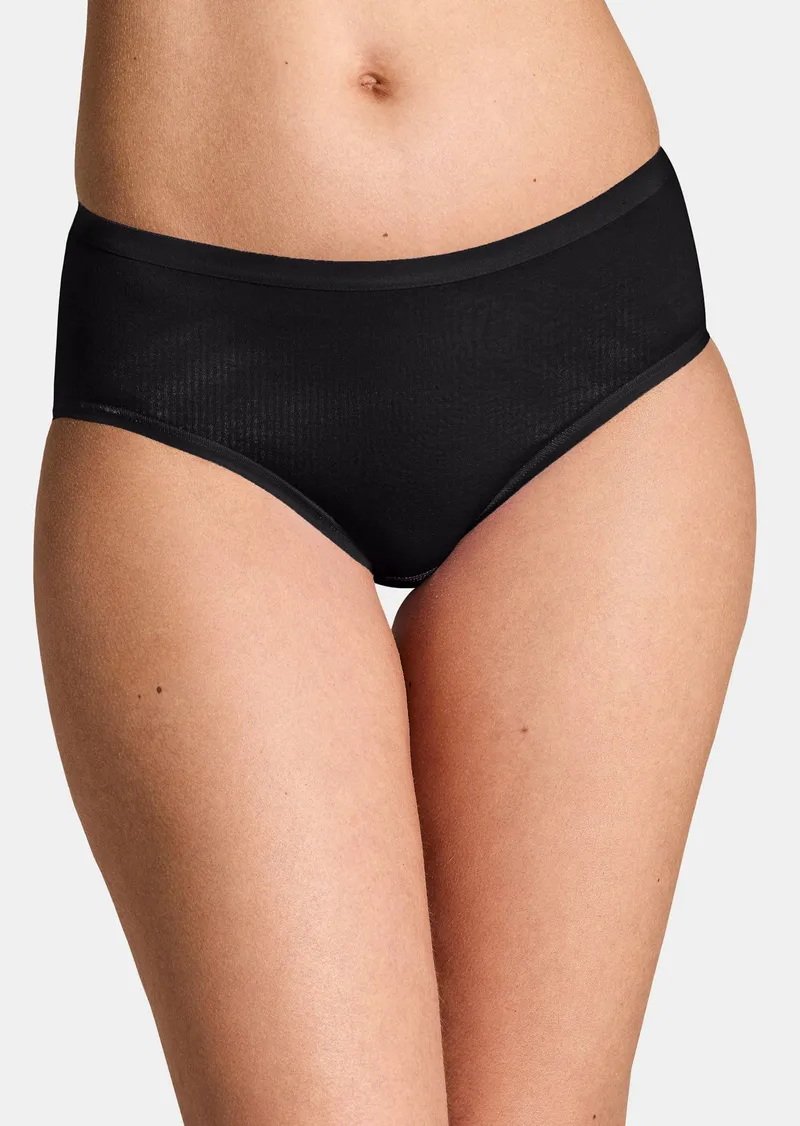 Triumph Baumwoll-Taillenslip mit Elasthan im 2er-Pack - schwarz - Gr. 44 von Goldner Fashion, Schwarz, – Produktbild 1 von 3