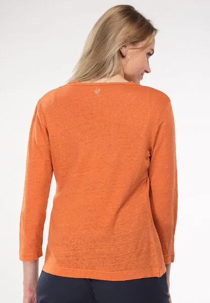 Alma & Lovis Alma & Lovis Kurzjacke aus Leinen | Linen Jacket, Copper (orange), – Produktbild 2 von 2