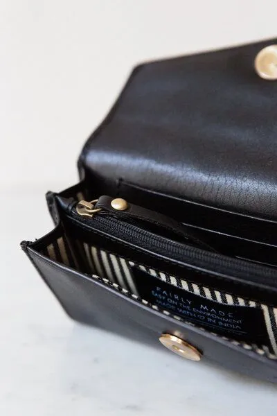 O MY BAG O MY BAG Portemonnaie JO'S Purse magnetic, Classic black (schwarz), – Produktbild 4 von 4