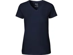 Neutral Neutral Bio-Damen-T-Shirt mit V-Ausschnitt, navy, Gr. M – Produktbild 1 von 1
