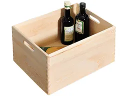 Kesper KESPER Aufbewahrungskiste aus Kiefernholz, mit Griffen, 40 x 30 x 23 cm – Produktbild 1 von 1