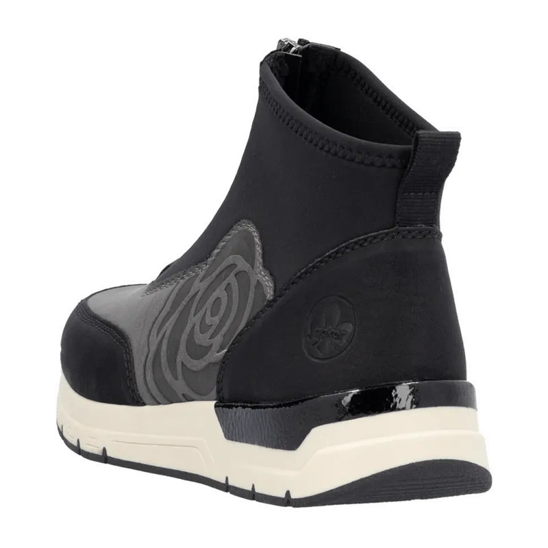 Rieker Rieker HWK Damen Stiefel für Damen, schwarz, Größe 42 EU, Schwarz, – Produktbild 3 von 8