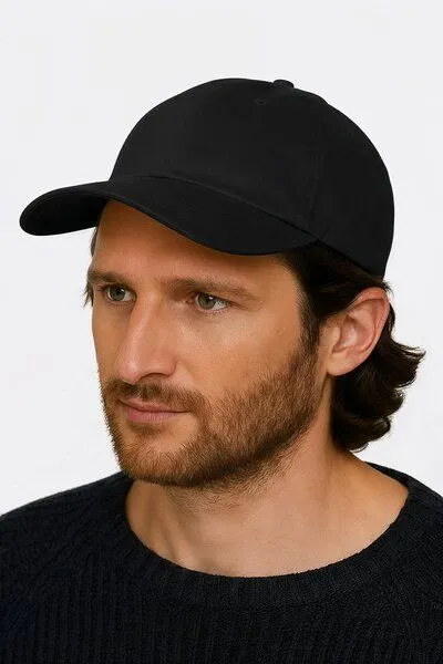 Lou-i Lou-i Dad Cap Bio-Baumwolle, Schwarz, – Produktbild 2 von 4