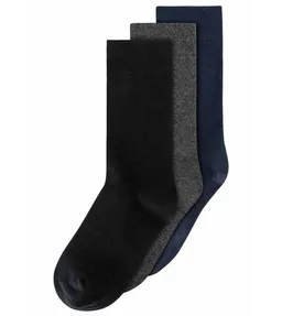 MELA MELA Basic Socken 3er-Pack aus Biobaumwoll-Mix – Produktbild 1 von 1