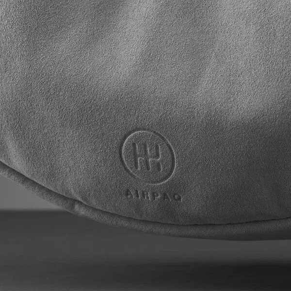 Airpaq Airpaq Moonbag aus Lederimitat, Grau, – Produktbild 4 von 4