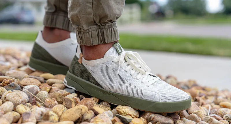 SAOLA SAOLA Herren vegan Sneaker Cannon Knit 2.0, Olivgrün, – Produktbild 2 von 2
