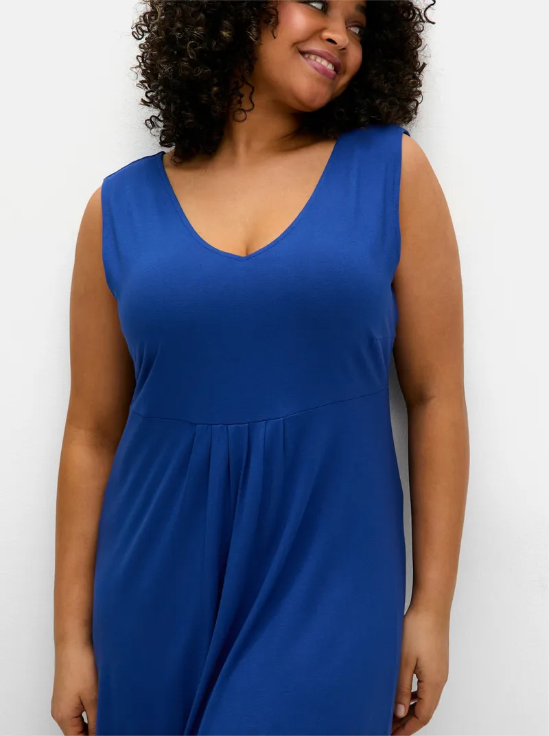 sheego Jerseykleid, Blaubeere, – Produktbild 2 von 2