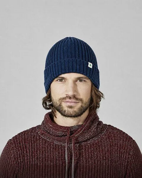 HempAge HempAge Strickmütze Hanf/Bio-Baumwolle, Navy, – Produktbild 1 von 3