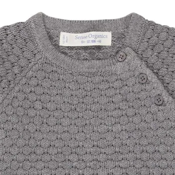 Sense Organics sense-organics Gestrickter Pullover Keme von Sense Organics, Grau, – Produktbild 2 von 3