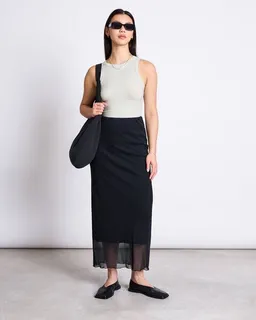 JAN N JUNE JAN N JUNE Mesh Maxi-Rock SMUK – Produktbild 1 von 1