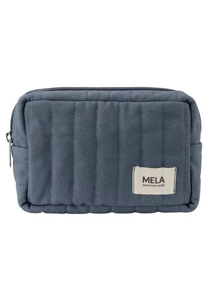 MELA MELA Gepolsterter Kulturbeutel Style PAVEEN aus 100% Bio-Baumwolle, Dusty blue, – Produktbild 5 von 5