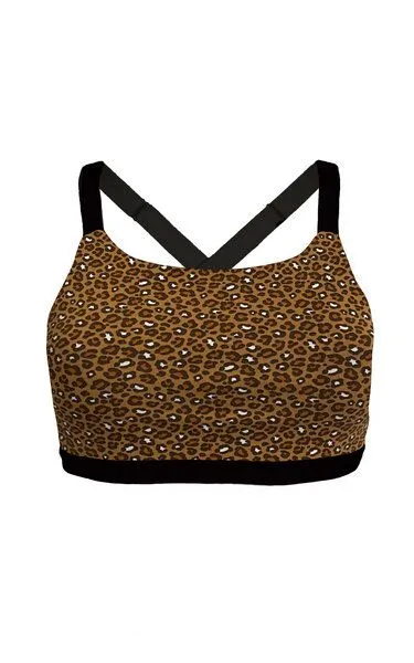 Golden Circle Clothing Golden Circle Clothing Sport-BH mit Biogummi, Leopard, – Produktbild 1 von 4