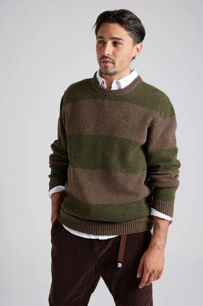 Trendsplant Trendsplant Sella Knit Cocoa Brown/Ivy Green, Braun, – Produktbild 3 von 5