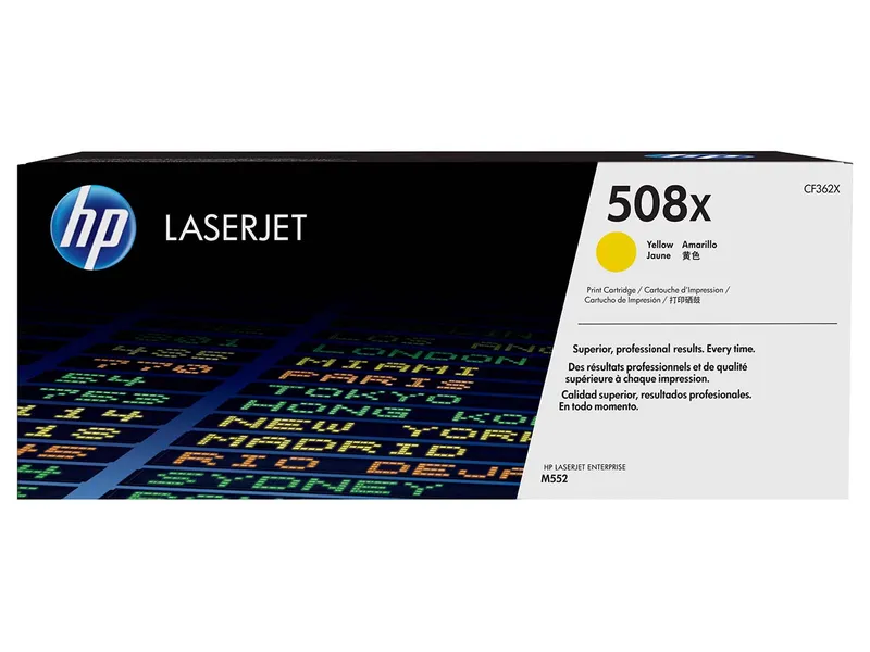 Hewlett Packard hp Druckkassette CF362X, Nr. 508X gelb – Produktbild 1 von 1